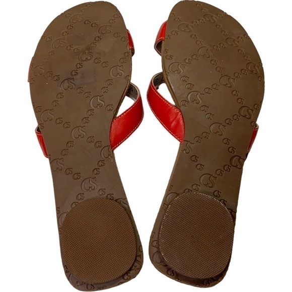 CARMEN STEFFENS Genuine Leather Strappy Flat Sandals MADE IN BRAZIL US Sz 6 - Picture 5 of 8